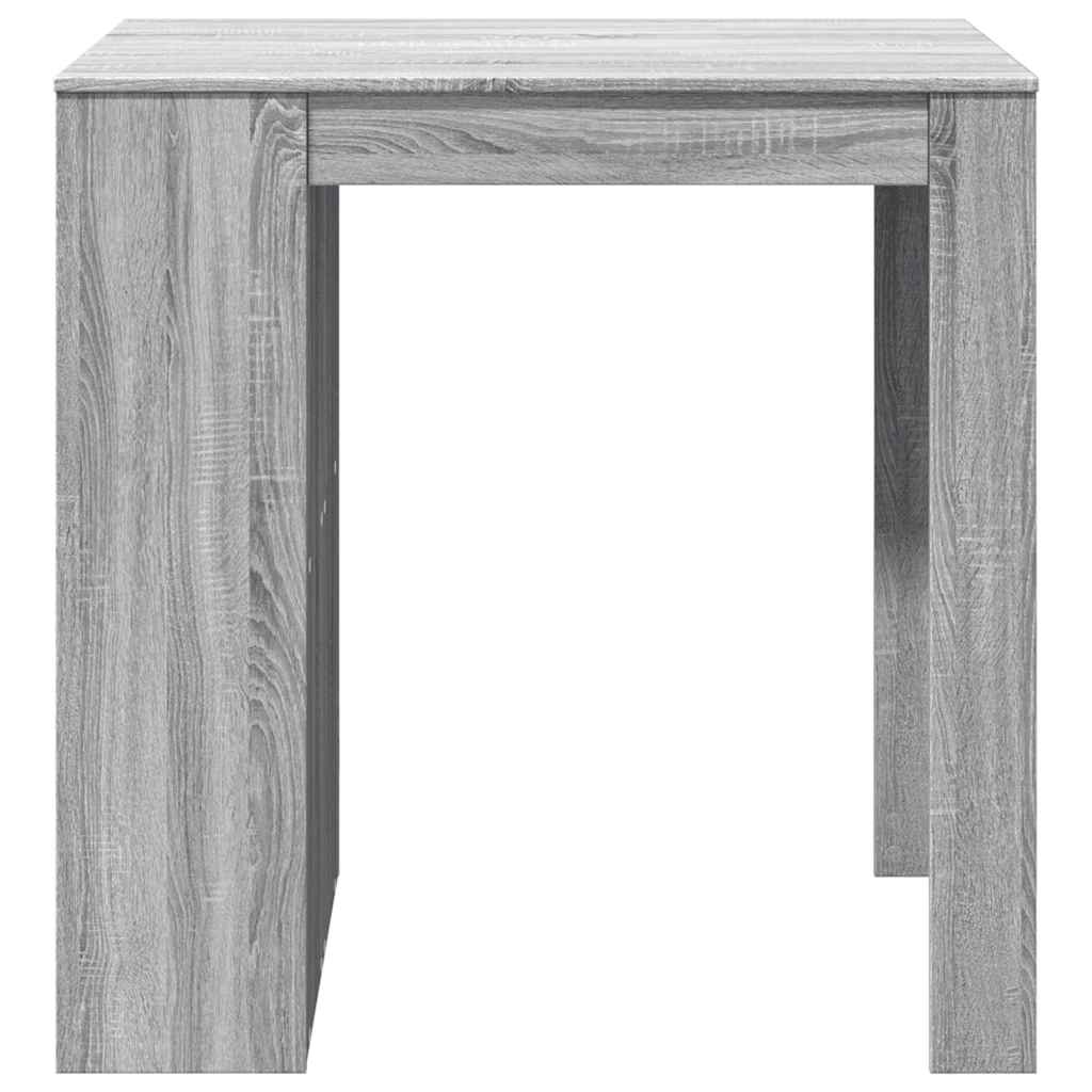 Τραπέζι Μπαρ Γκρι Sonoma 102x70x103,5 εκ. Επεξεργ. Ξύλο