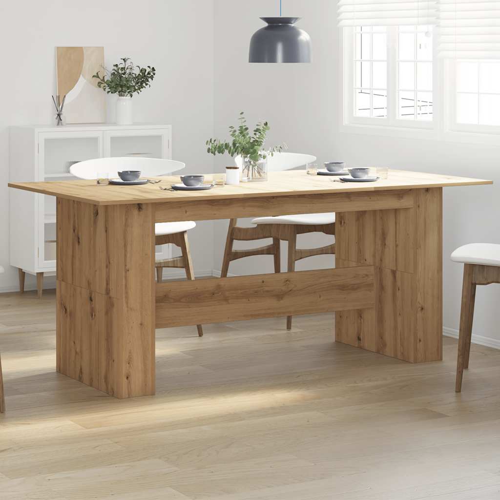 Τραπεζαρία Artisan Oak 180x90x76 cm Ξύλινη κατασκευή