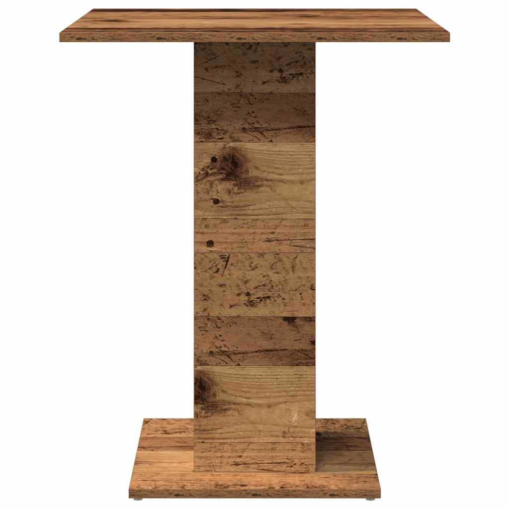 Τραπέζι Bistro Παλιό Ξύλο 60 x 60 x 75 εκ. Μοριοσανίδα