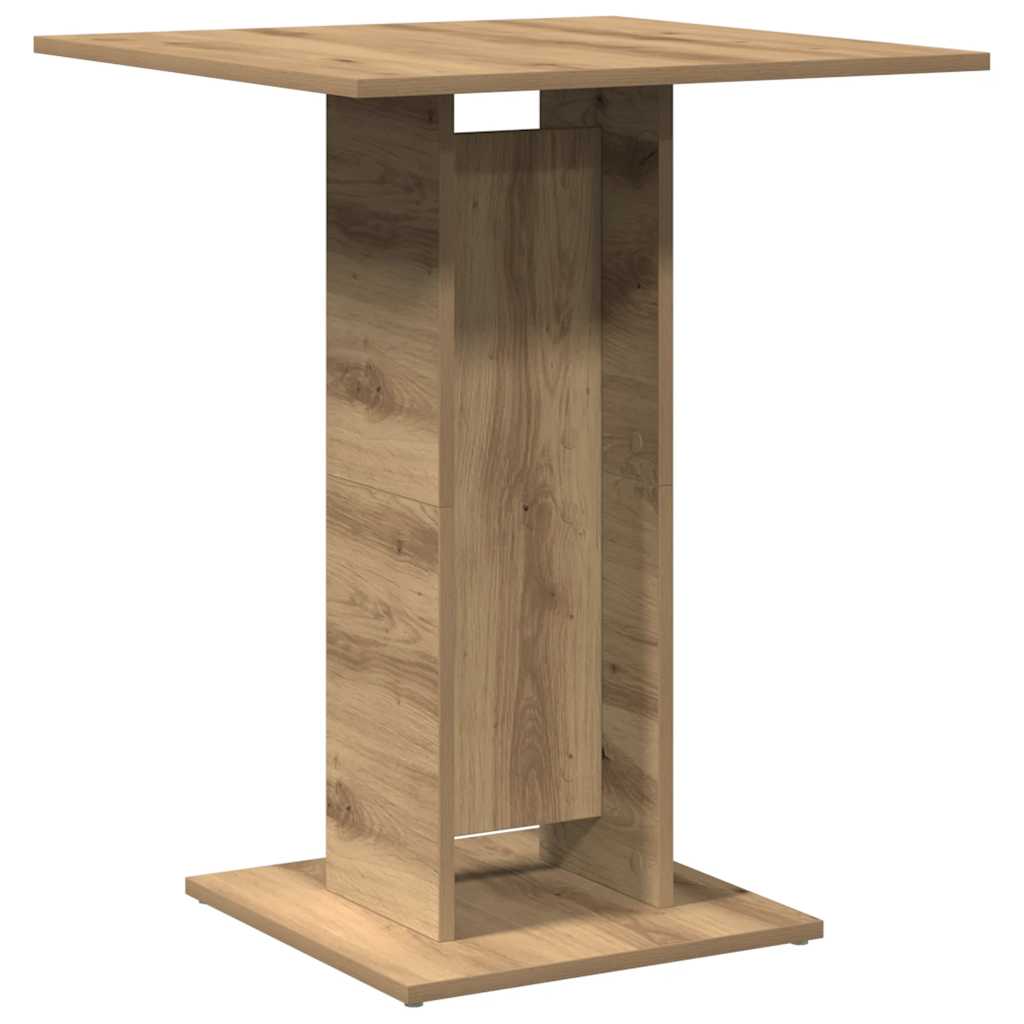 Τραπέζι Bistro Χρώμα Τεχνίτης Δρυς 60 x 60 x 75 εκ. Μοριοσανίδα