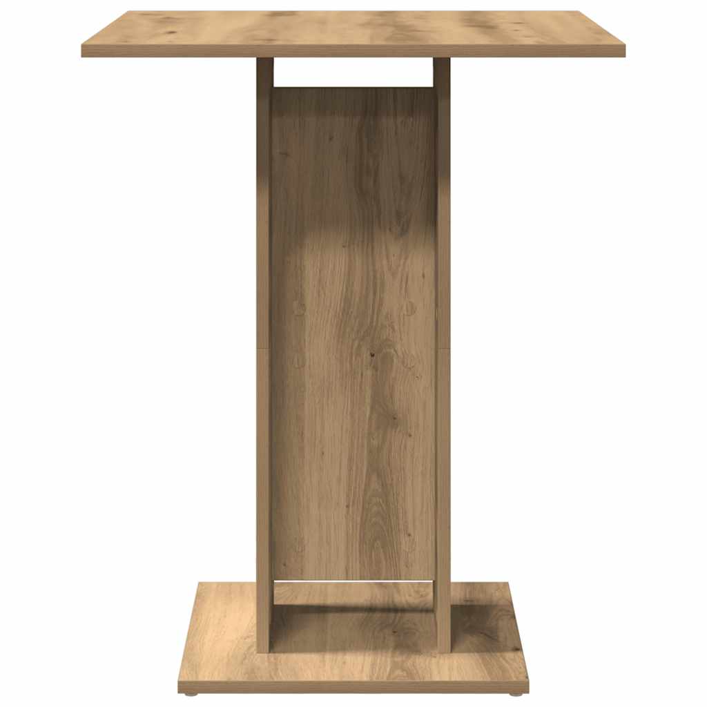 Τραπέζι Bistro Χρώμα Τεχνίτης Δρυς 60 x 60 x 75 εκ. Μοριοσανίδα