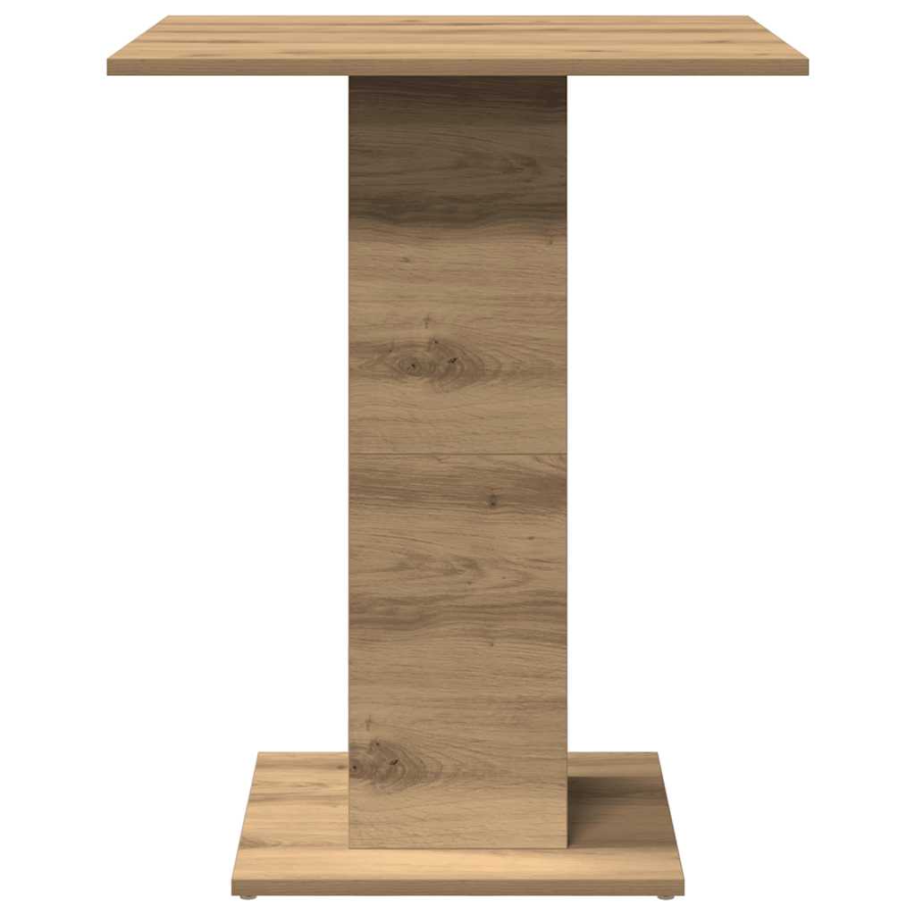 Τραπέζι Bistro Χρώμα Τεχνίτης Δρυς 60 x 60 x 75 εκ. Μοριοσανίδα