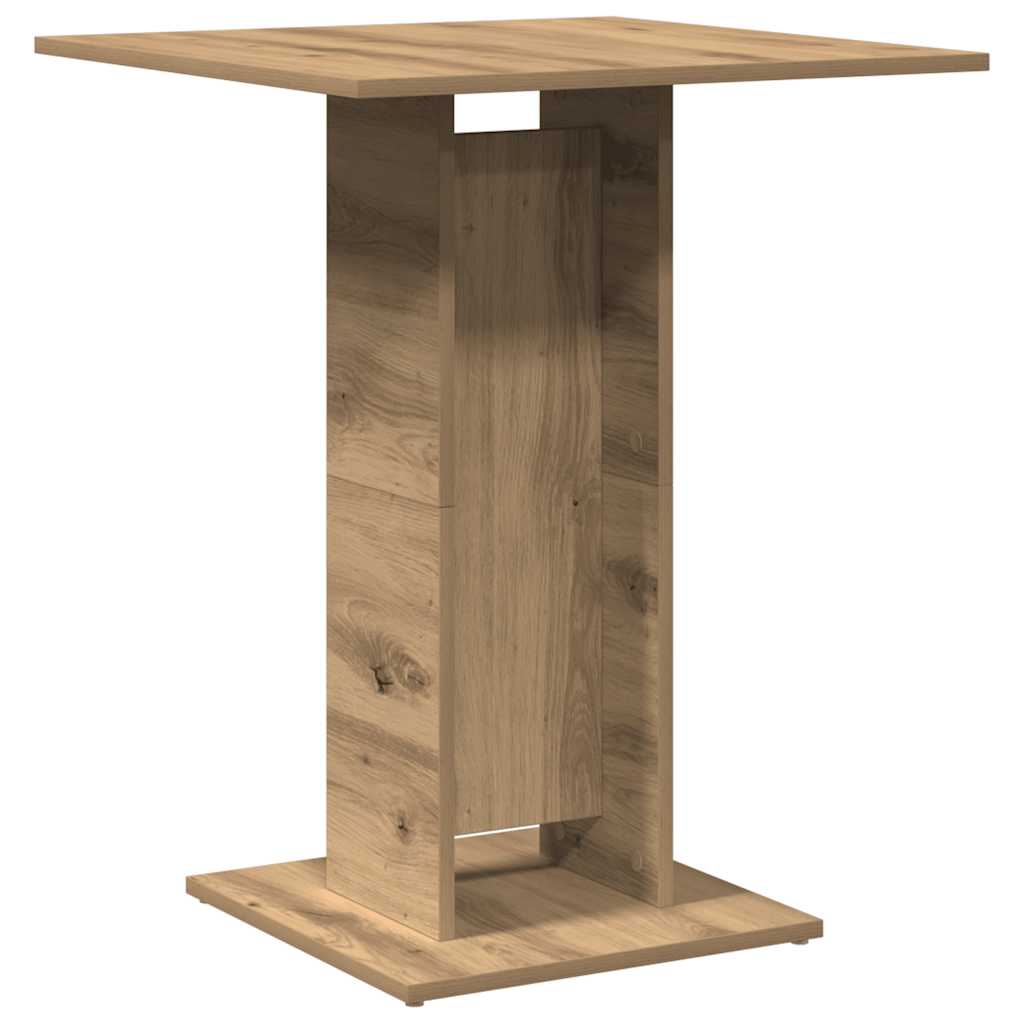 Τραπέζι Bistro Χρώμα Τεχνίτης Δρυς 60 x 60 x 75 εκ. Μοριοσανίδα