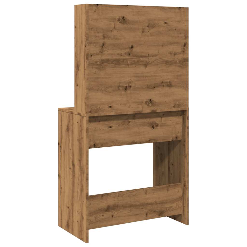 Κομοδίνο με LED Artisan Oak 74,5x40x141 cm