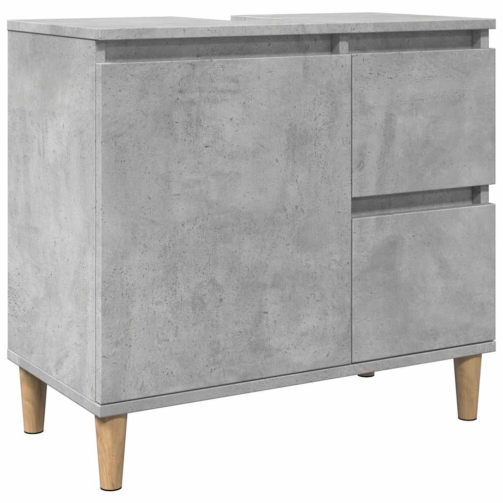 ντουλάπι νεροχύτη σκυρόδεμα γκρι 65x33x60cm κατασκευασμένο ξύλο