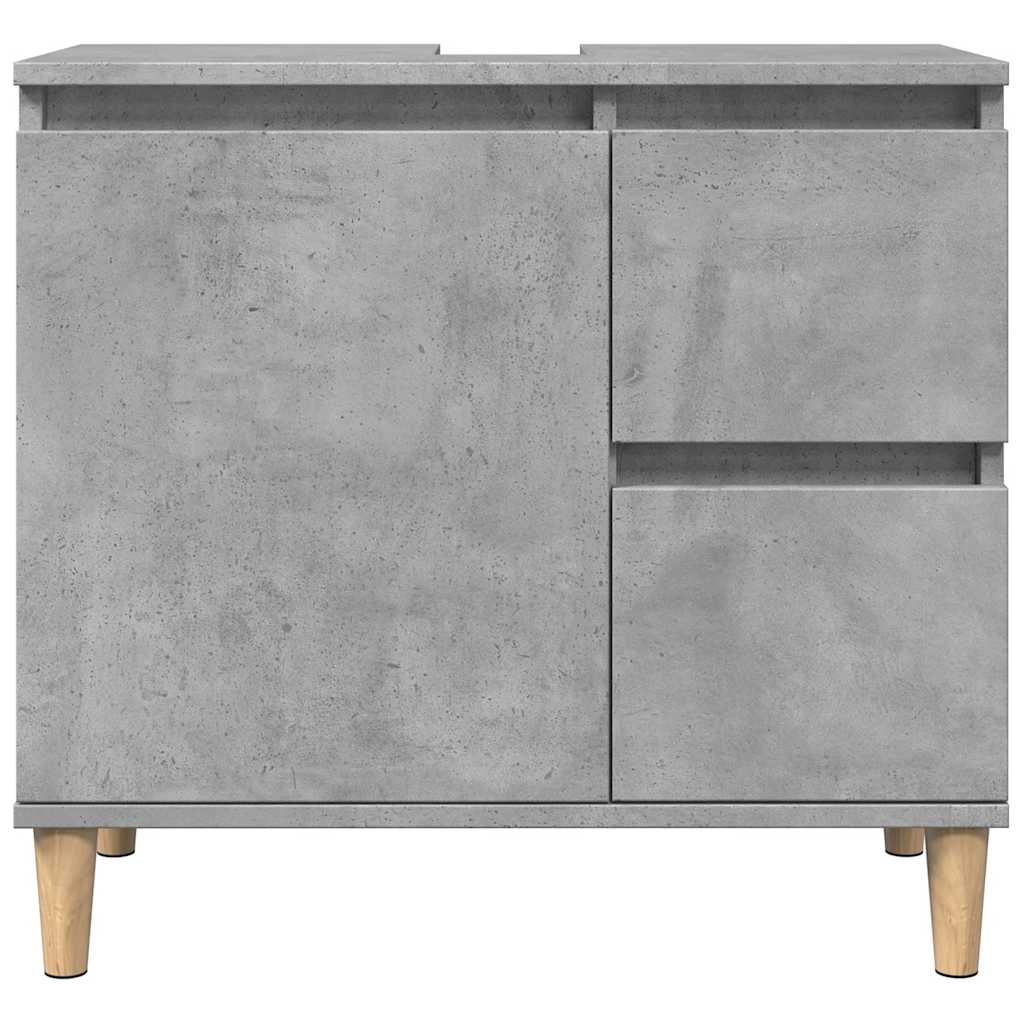 ντουλάπι νεροχύτη σκυρόδεμα γκρι 65x33x60cm κατασκευασμένο ξύλο
