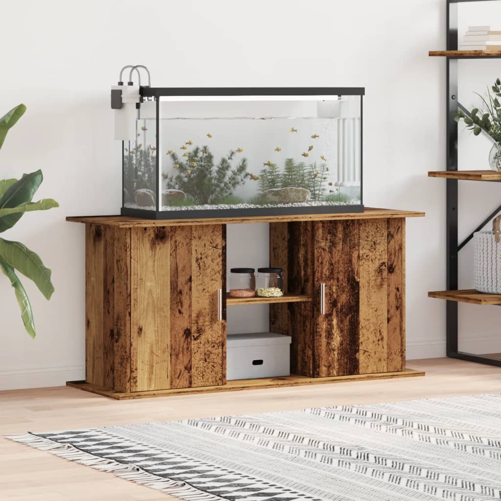 Βάση ενυδρείου vidaXL Παλιό ξύλο 121x41x58 cm Κατασκευασμένο ξύλο