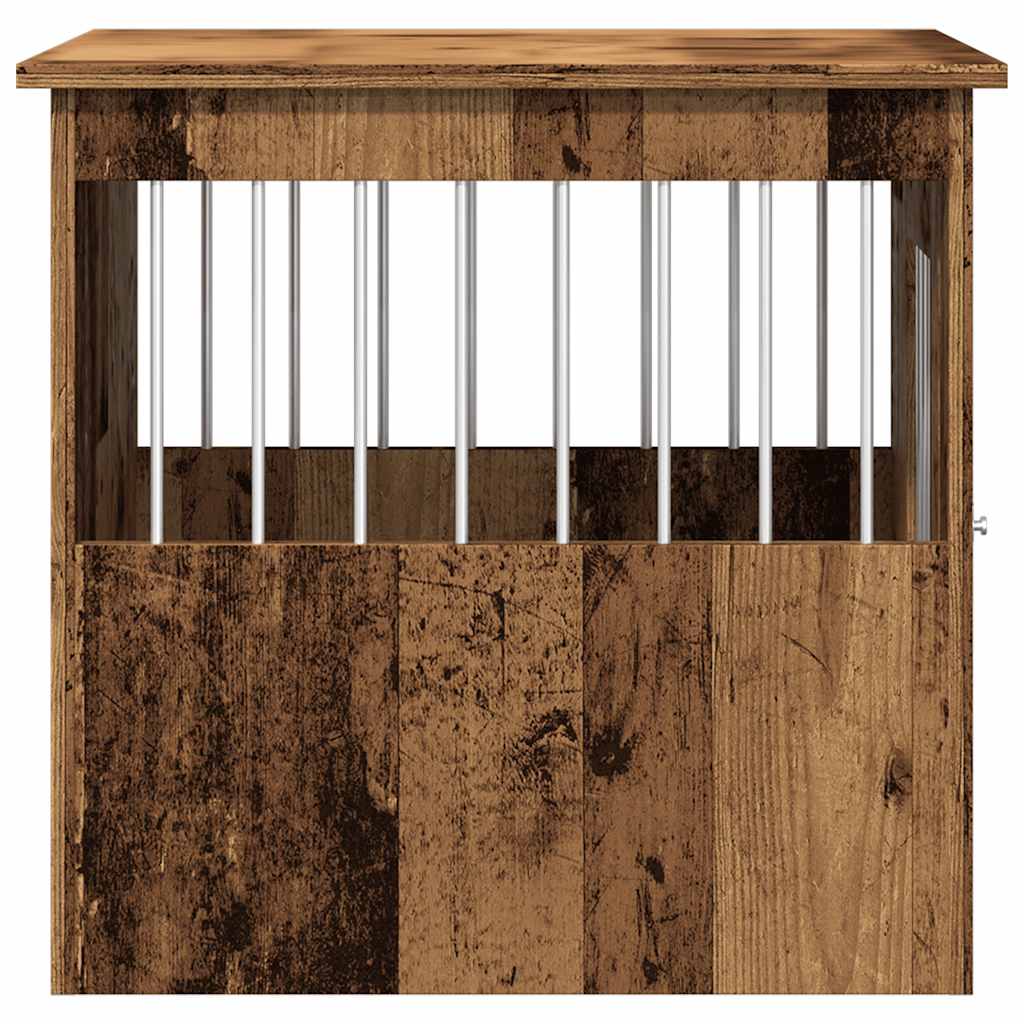 Έπιπλα κλουβιού σκύλου Παλιό ξύλο 45x62x59 cm