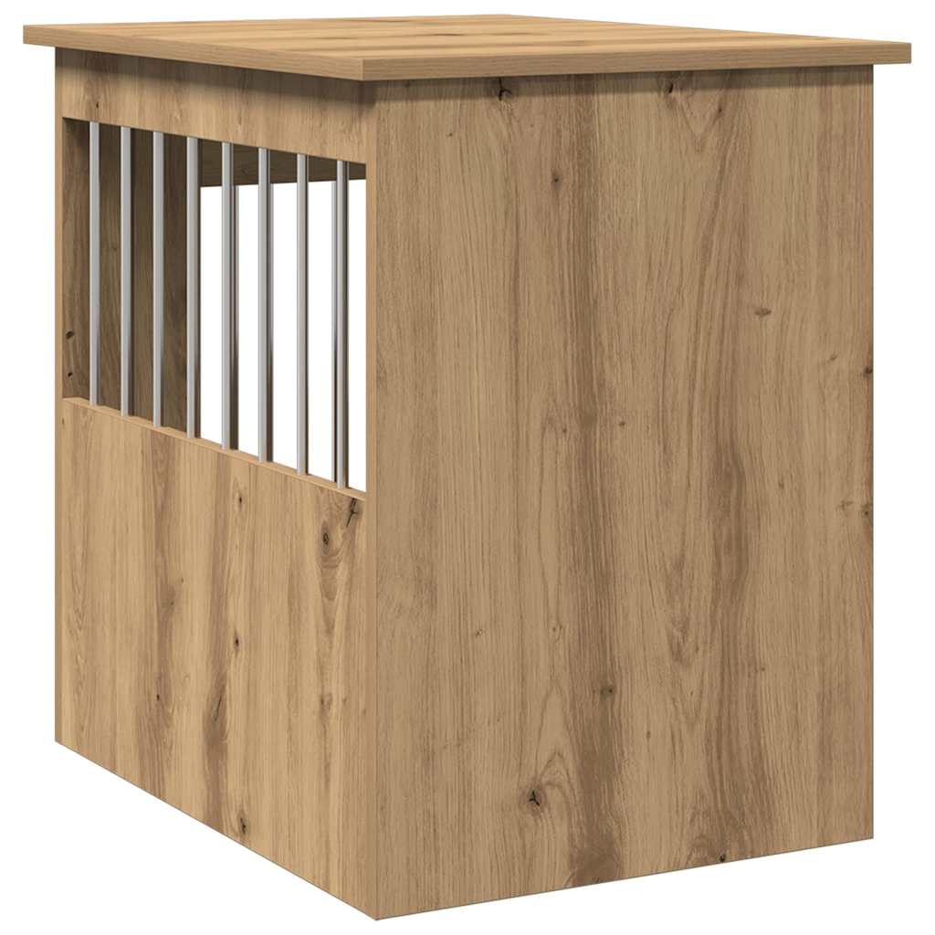 Έπιπλα κλουβιού σκύλου Artisan Oak Κατασκευασμένο ξύλο