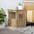Έπιπλα κλουβιού σκύλου Artisan Oak Κατασκευασμένο ξύλο