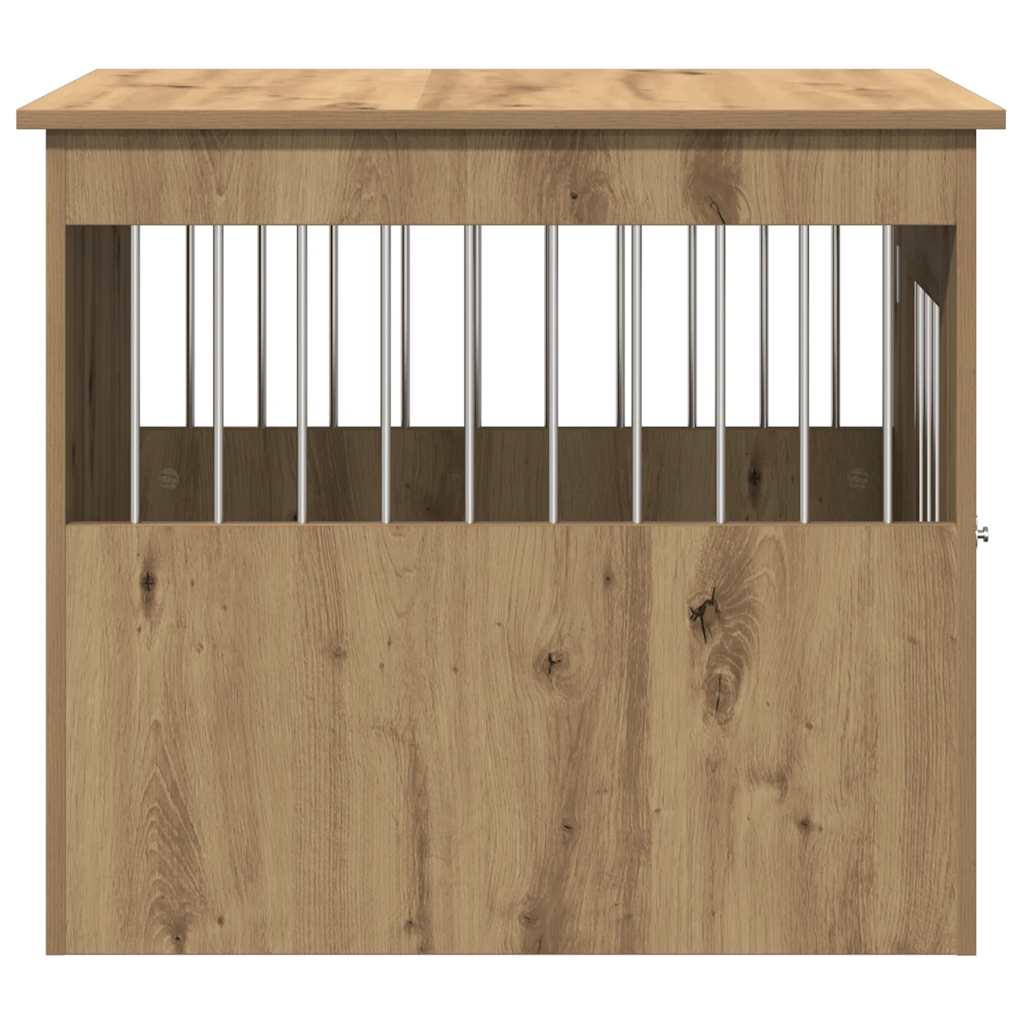 Έπιπλα κλουβιού σκύλου Artisan Oak 55x75x65 cm