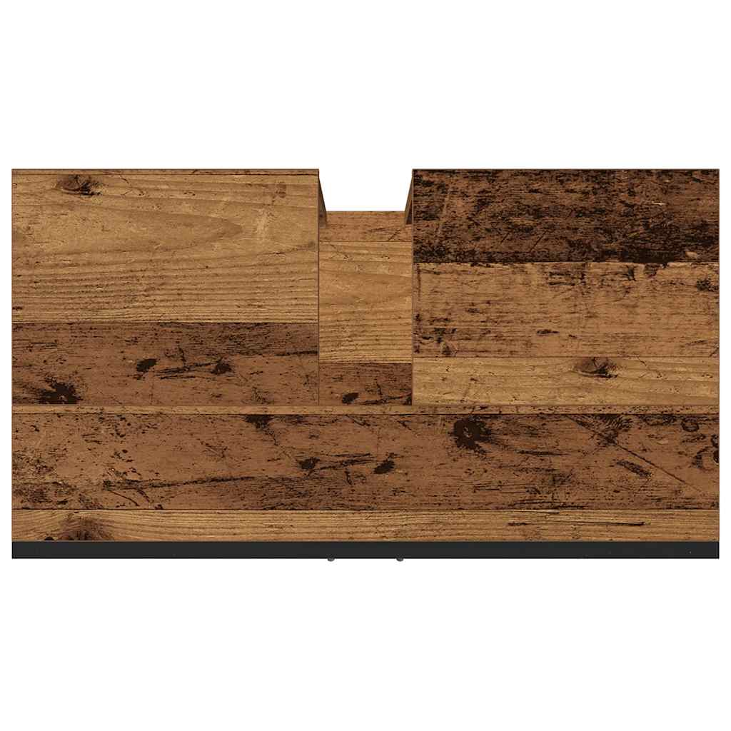 Ντουλάπι νιπτήρα Παλιό ξύλο 60x30x60 cm Κατασκευασμένο ξύλο