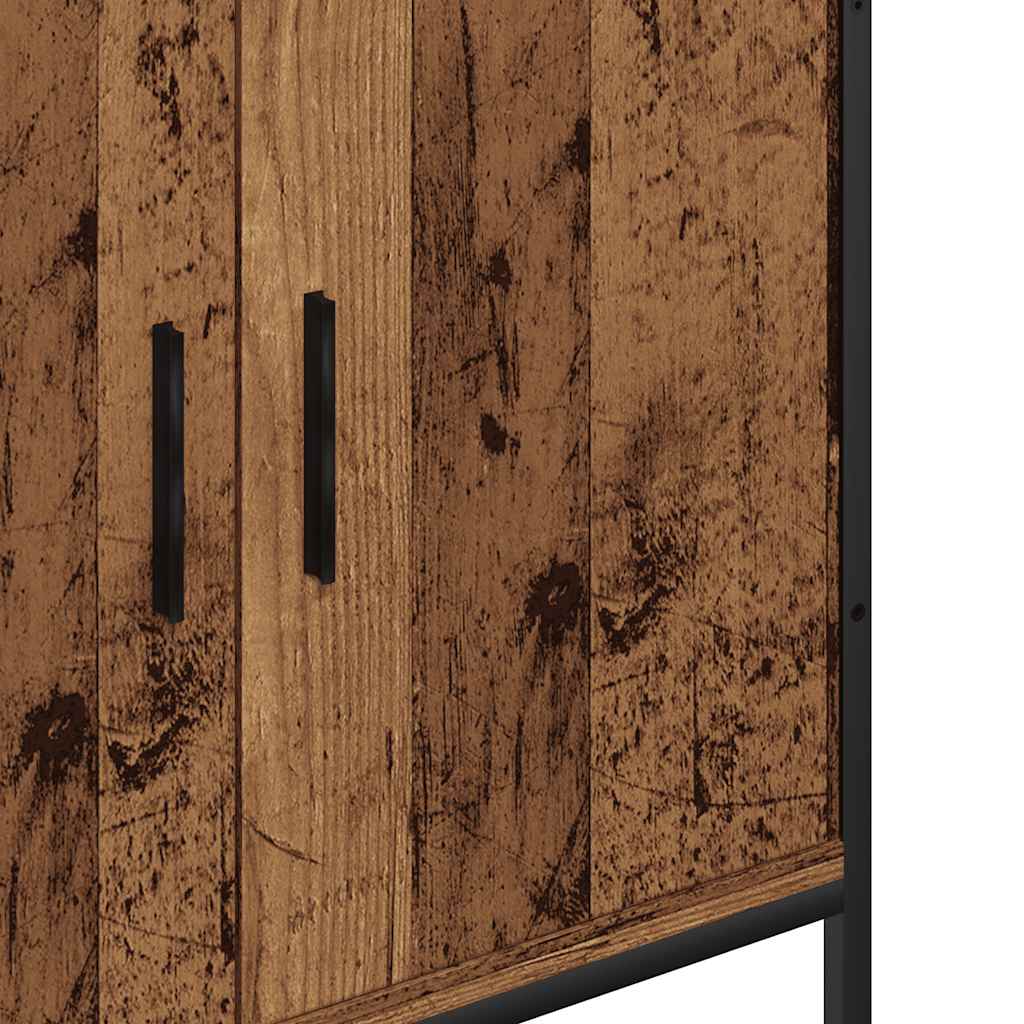 Ντουλάπι νιπτήρα Παλιό ξύλο 60x30x60 cm Κατασκευασμένο ξύλο