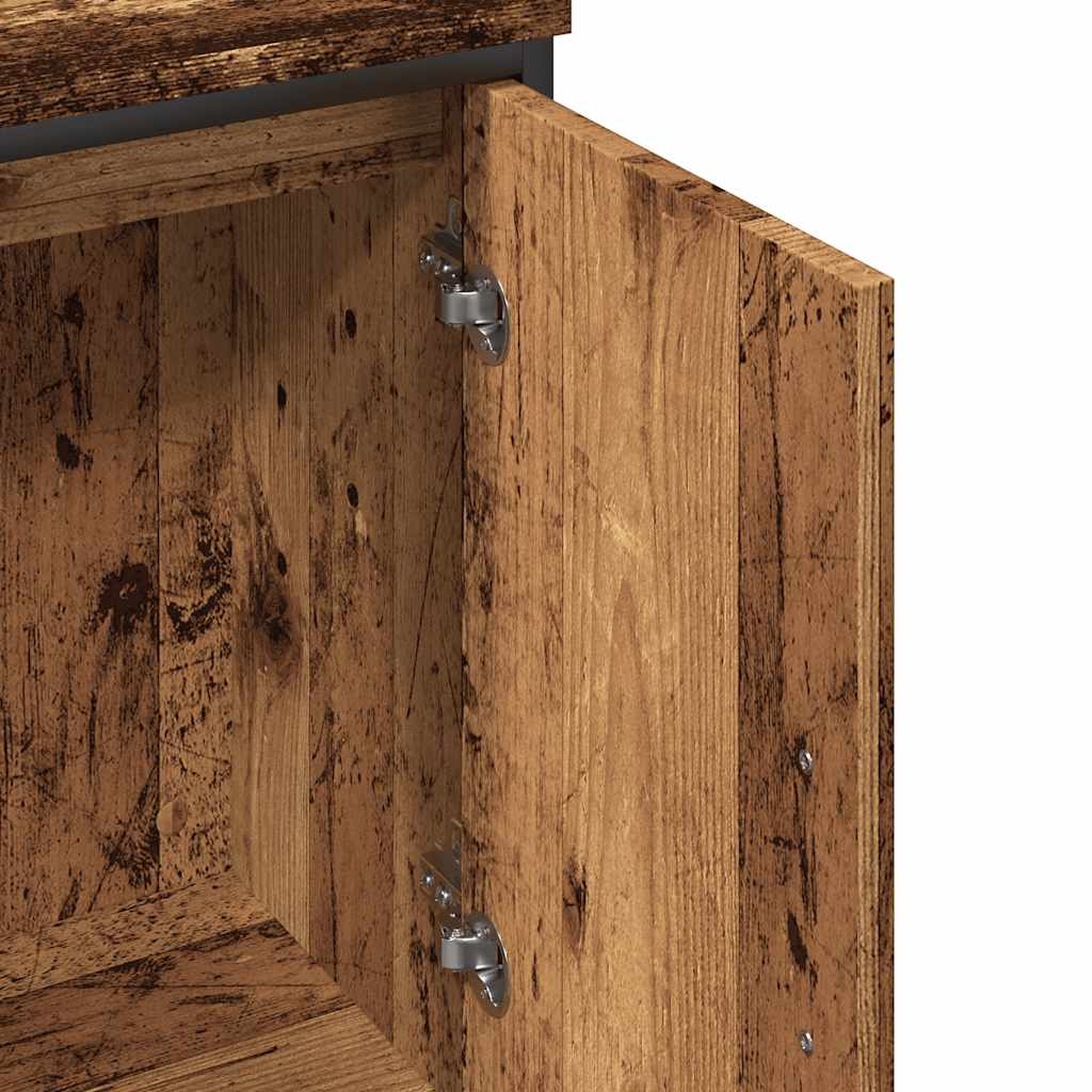 Ντουλάπι νιπτήρα Παλιό ξύλο 60x30x60 cm Κατασκευασμένο ξύλο