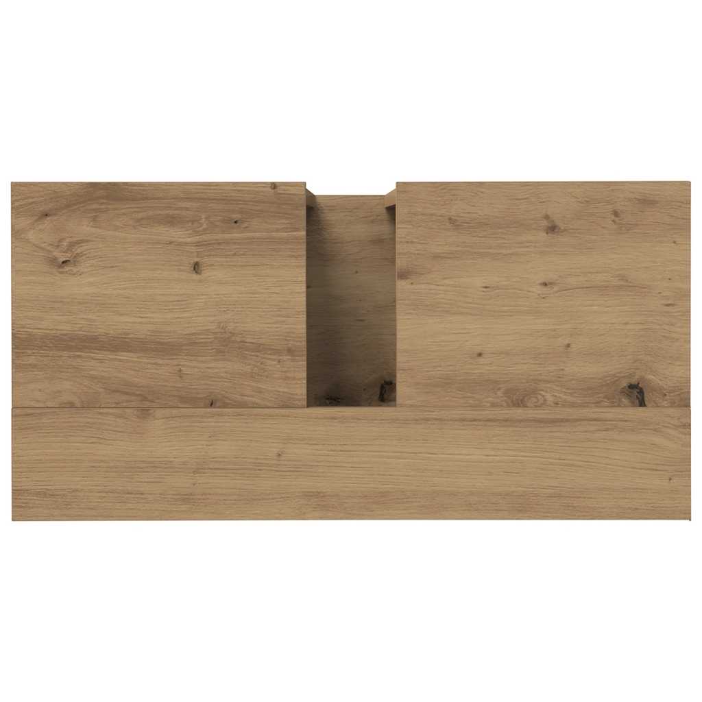 Ντουλάπι Νιπτήρα Αρτισιανή Δρυς 60x30x60 εκ. Επεξ. Ξύλο