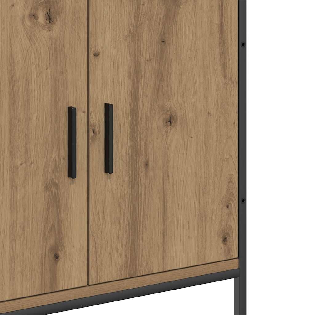 Ντουλάπι Νιπτήρα Αρτισιανή Δρυς 60x30x60 εκ. Επεξ. Ξύλο