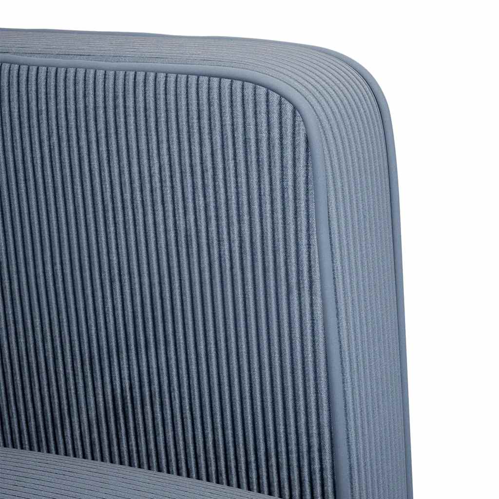 Καναπές Loveseat Μπλε 109 εκ. ύφασμα Corduroy