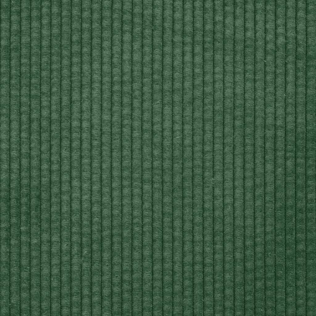 Καναπές Loveseat Σκούρο Πράσινο 109 εκ. ύφασμα Corduroy