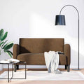 Καναπές Loveseat Καφέ 110 εκ. Συνθετικό δέρμα