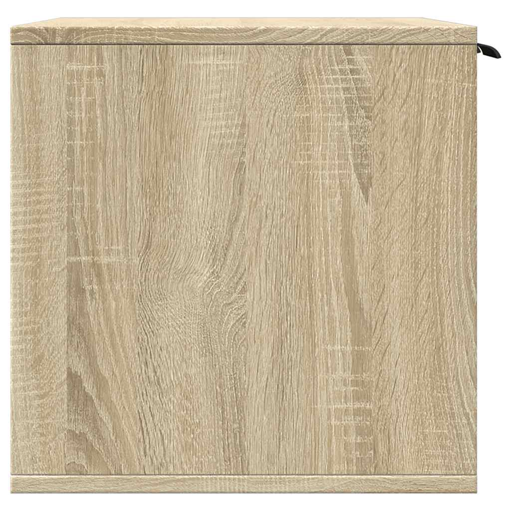 Τουαλέτα Γάτας Περίφραξη Sonoma Δρυς 60x40x40εκ Επεξεργασμ Ξύλο