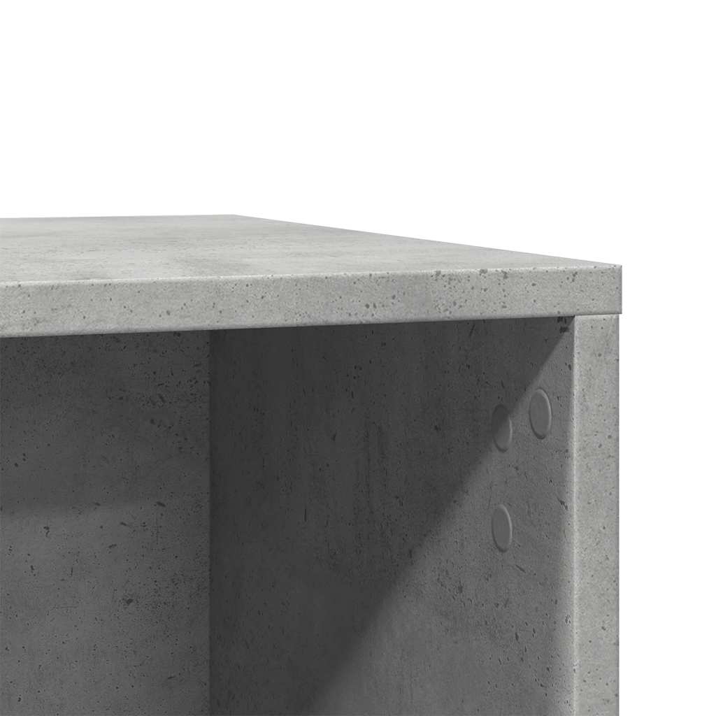 Τουαλέτα Γάτας Περίφραξη Γκρι Σκυρ. 60x40x40εκ Επεξεργασμ. Ξύλο