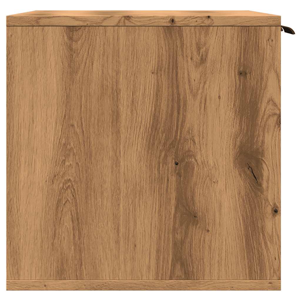 Τουαλέτα Γάτας Περίφραξη Αρτισιανή Δρυς 60x40x40εκ Επεξ. Ξύλο