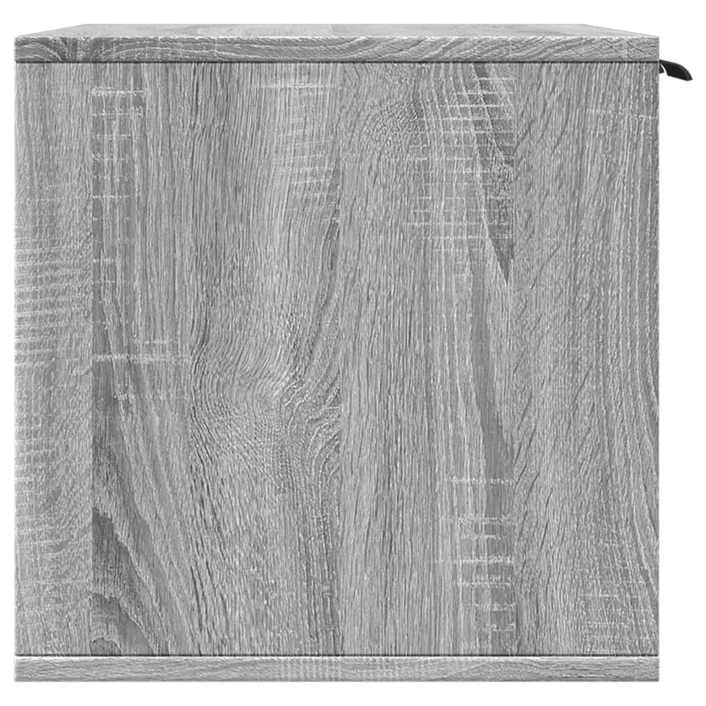 Τουαλέτα Γάτας Περίφραξη Γκρι Sonoma 80x50x45εκ Επεξεργασμ Ξύλο