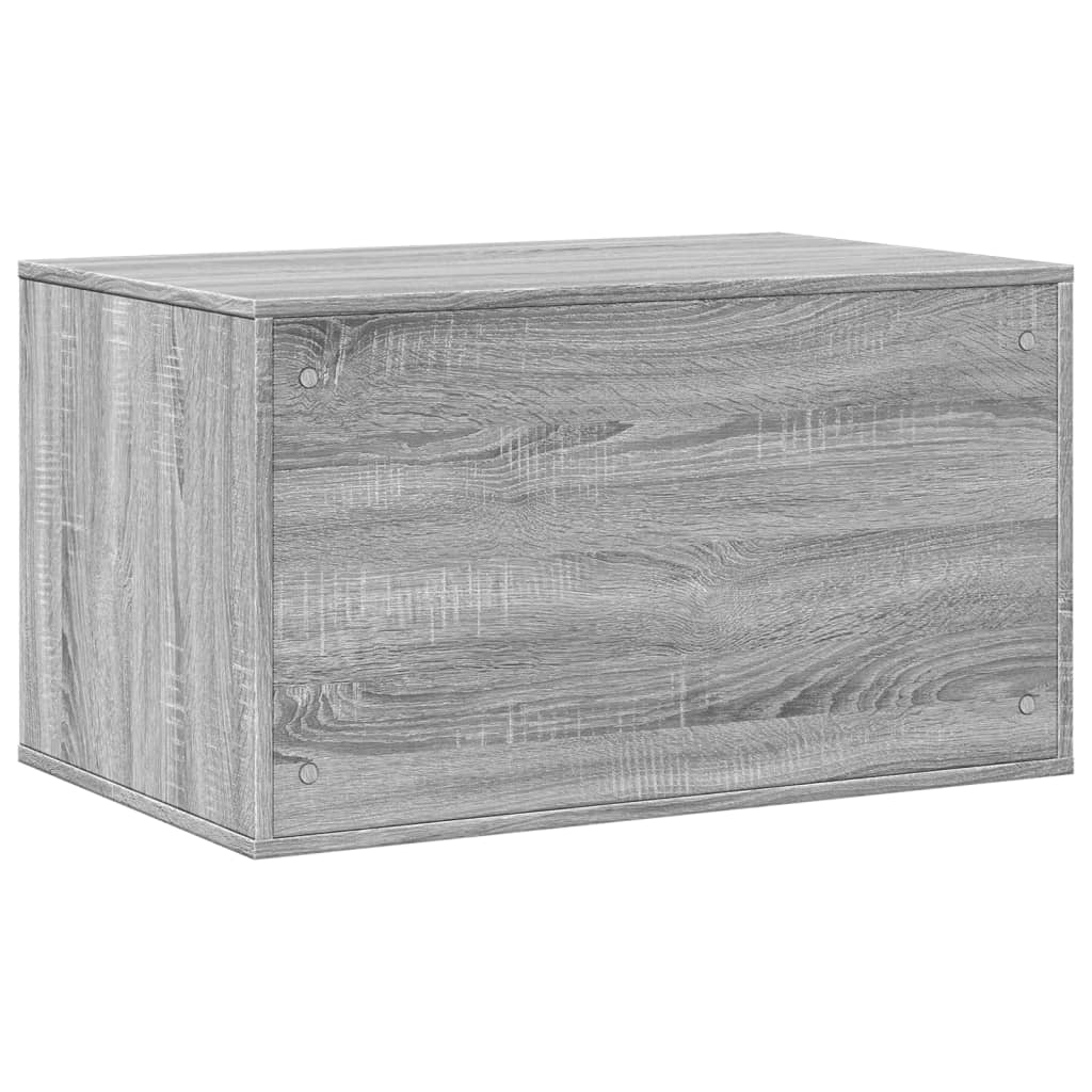 Τουαλέτα Γάτας Περίφραξη Γκρι Sonoma 80x50x45εκ Επεξεργασμ Ξύλο