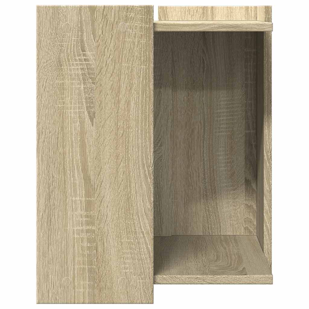 Τουαλέτα Γάτας Περίφραξη Sonoma Δρυς 42x42x51εκ Επεξεργασμ Ξύλο