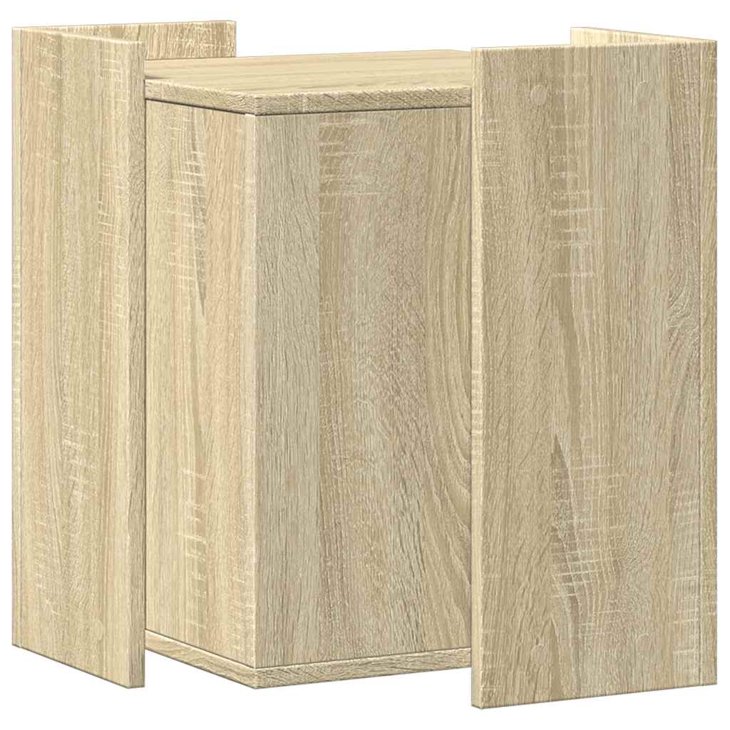 Τουαλέτα Γάτας Περίφραξη Sonoma Δρυς 42x42x51εκ Επεξεργασμ Ξύλο