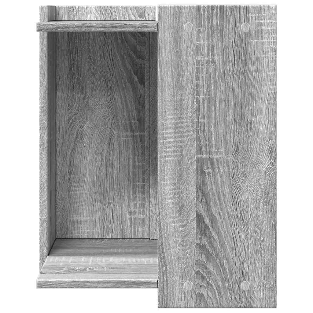Τουαλέτα Γάτας Περίφραξη Γκρι Sonoma 42x42x51εκ Επεξεργασμ Ξύλο