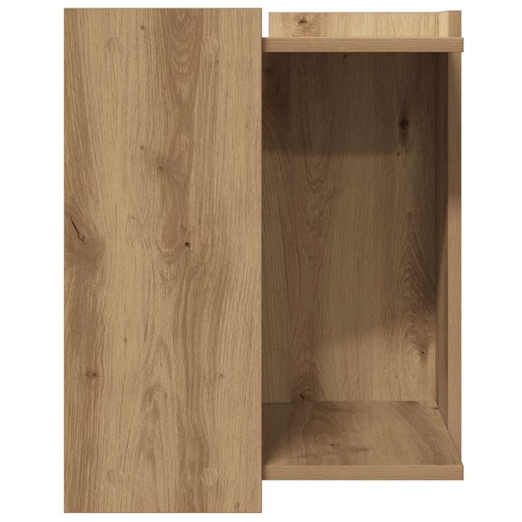 Τουαλέτα Γάτας Περίφραξη Αρτισιανή Δρυς 42x42x51 εκ Επεξ. Ξύλο