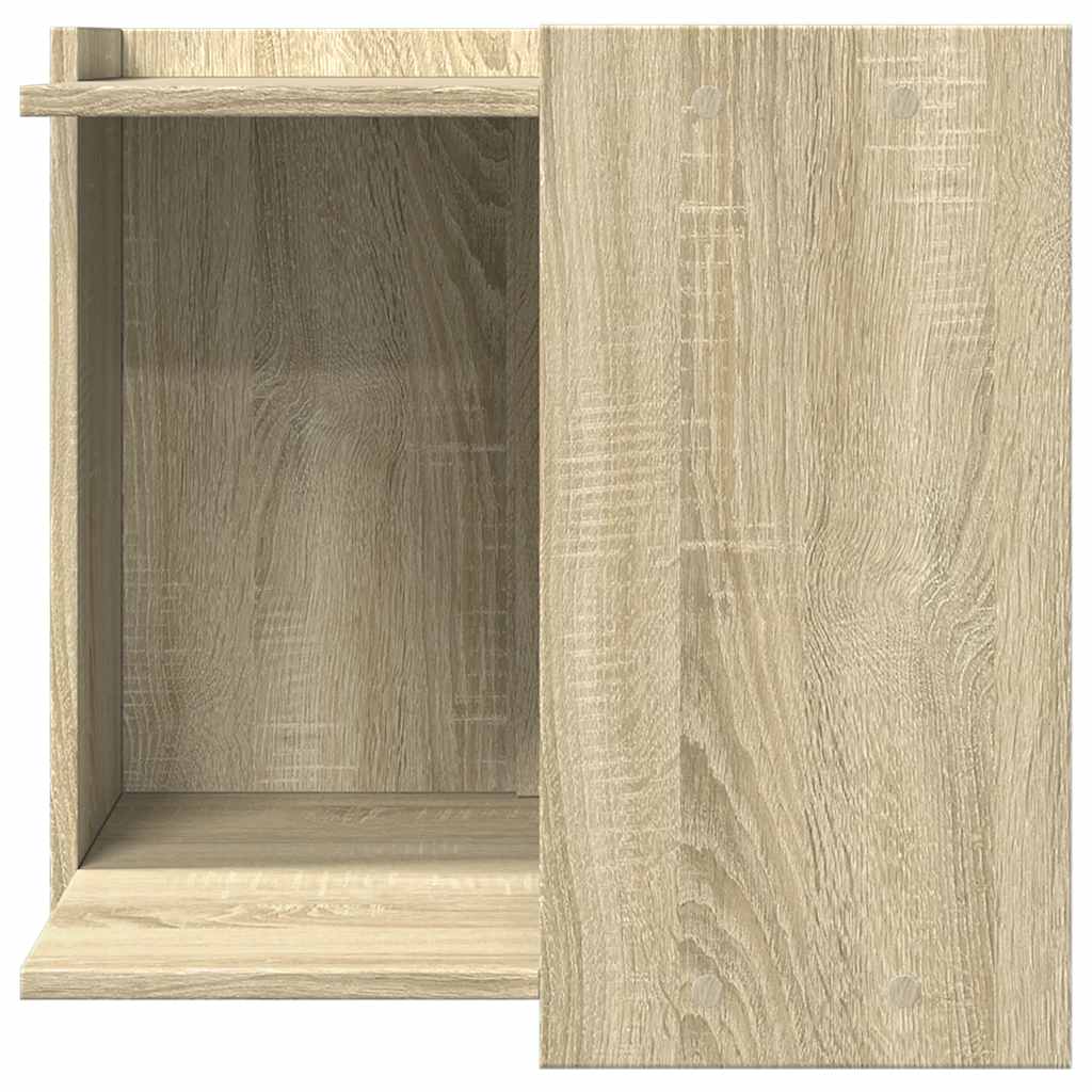 Τουαλέτα Γάτας Περίφραξη Sonoma Δρυς 53x53x51εκ Επεξεργασμ Ξύλο