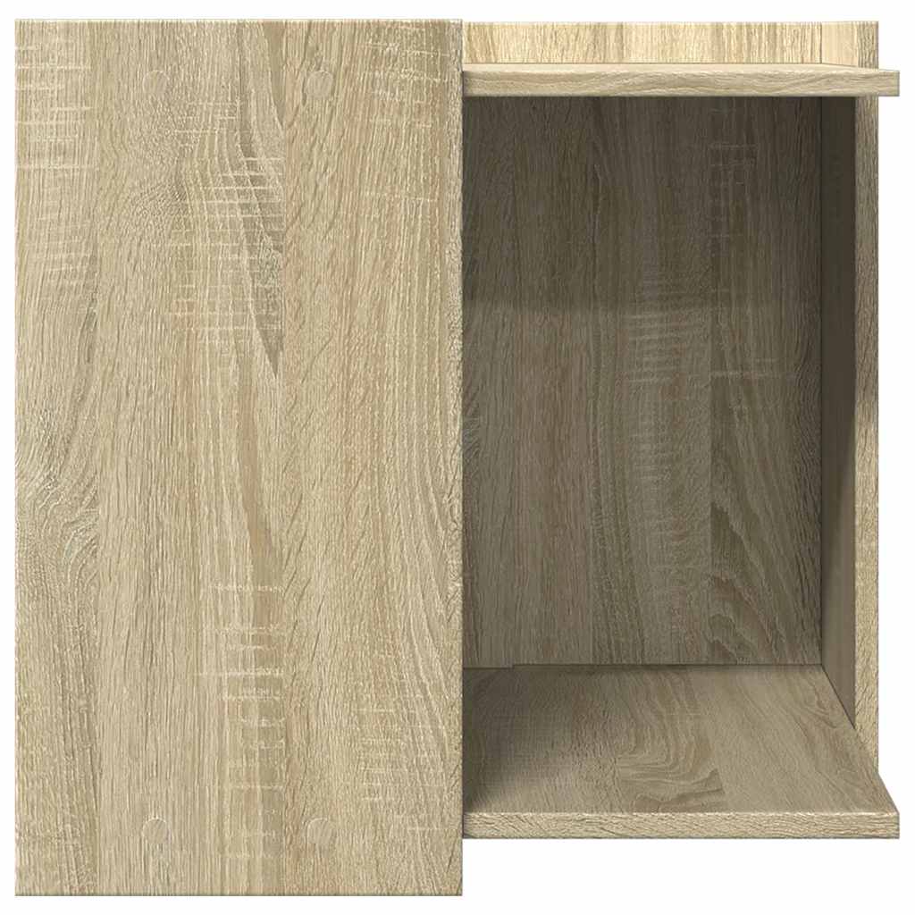 Τουαλέτα Γάτας Περίφραξη Sonoma Δρυς 53x53x51εκ Επεξεργασμ Ξύλο