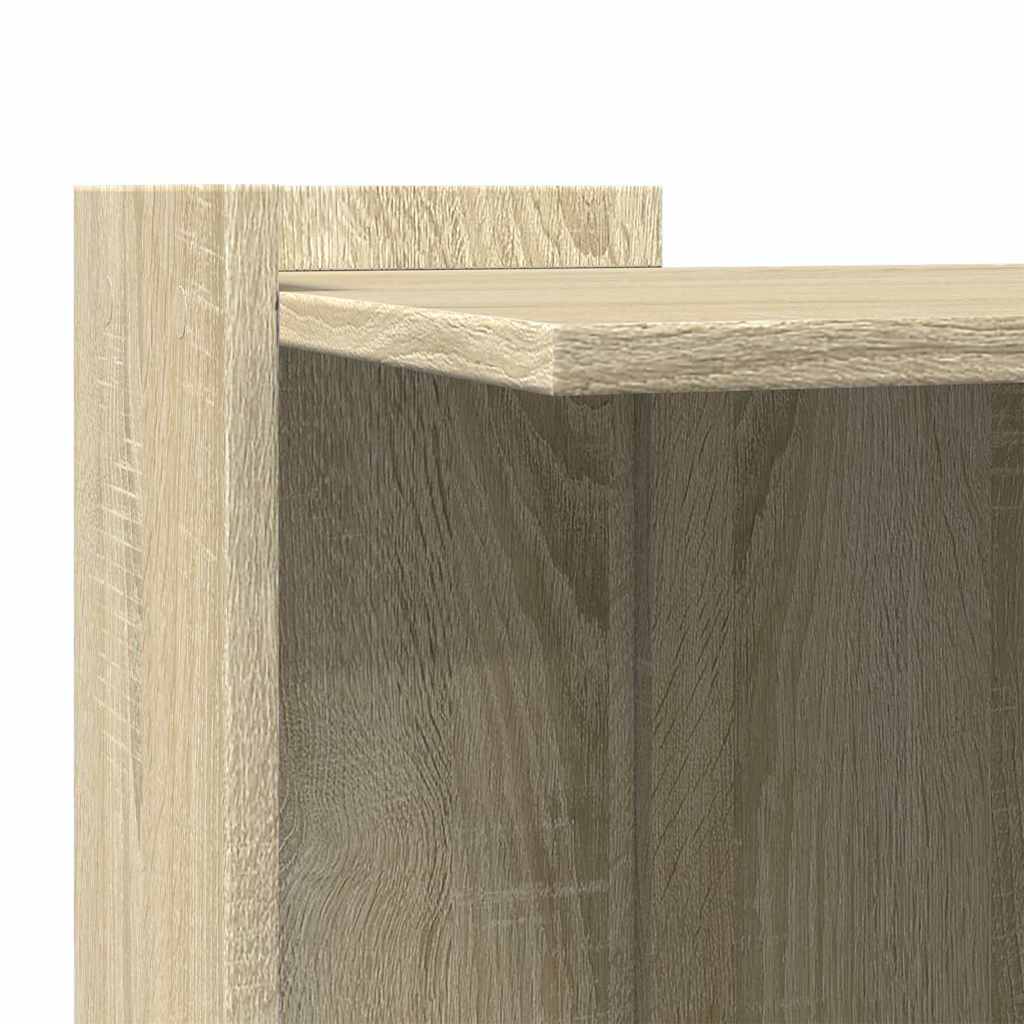 Τουαλέτα Γάτας Περίφραξη Sonoma Δρυς 53x53x51εκ Επεξεργασμ Ξύλο