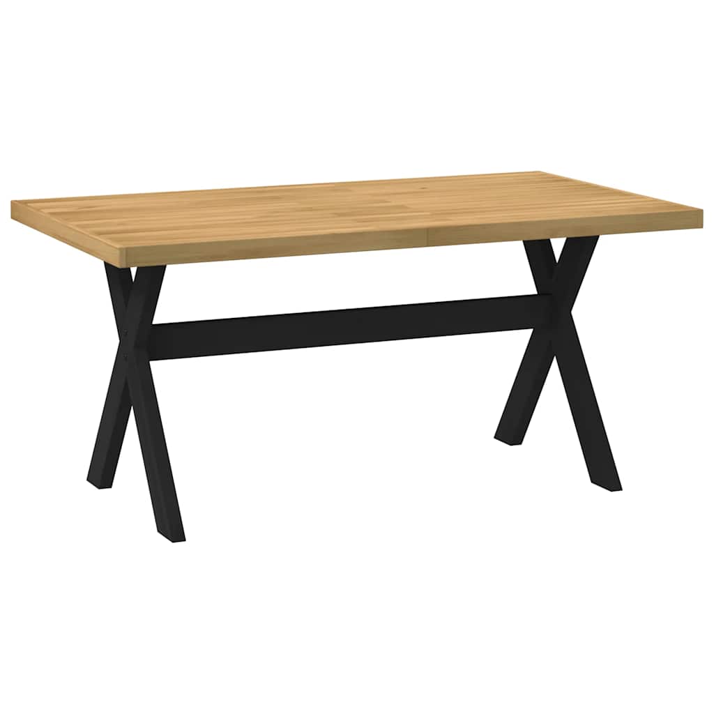Τραπεζαρία NOAIN με πόδια σχήματος X 160x90x75 cm