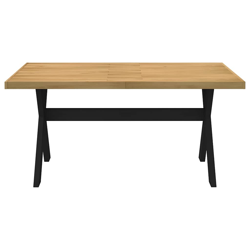 Τραπεζαρία NOAIN με πόδια σχήματος X 160x90x75 cm