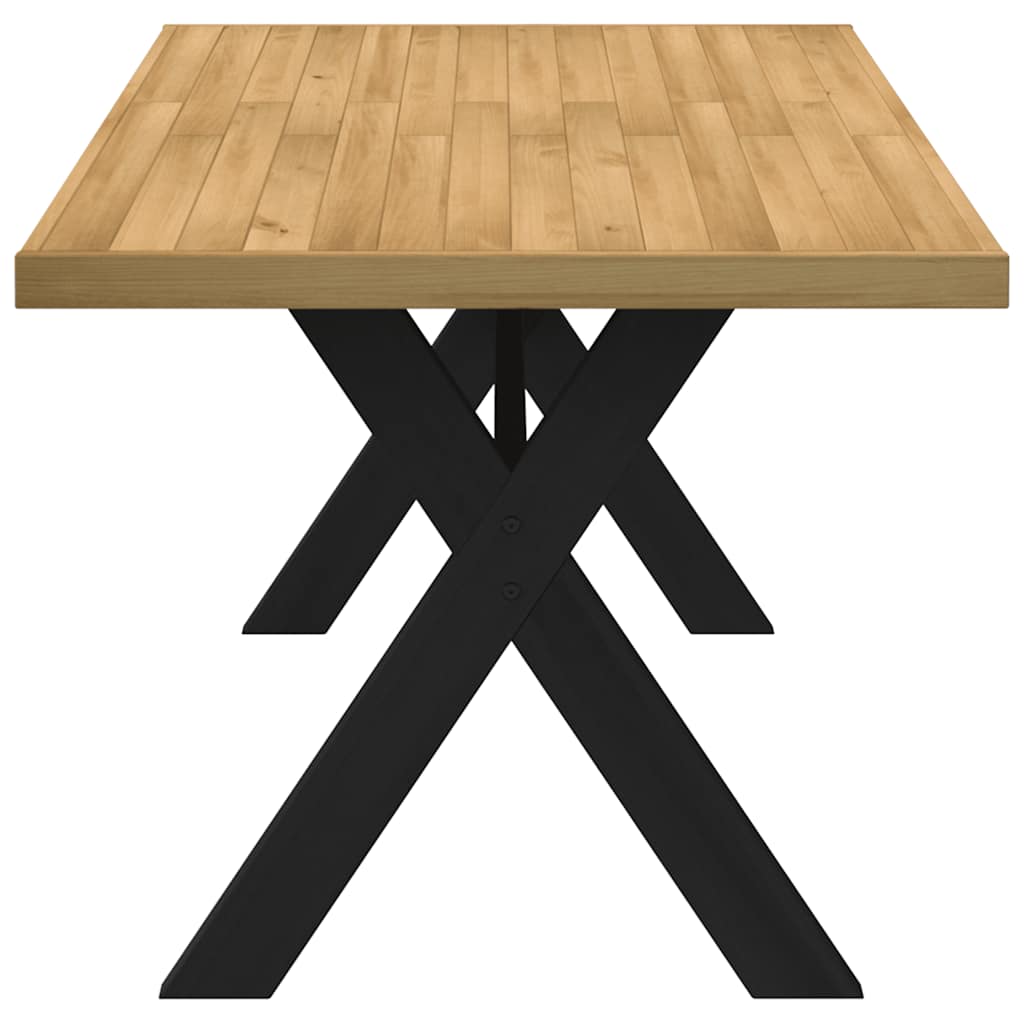 Τραπεζαρία NOAIN με πόδια σχήματος X 160x90x75 cm