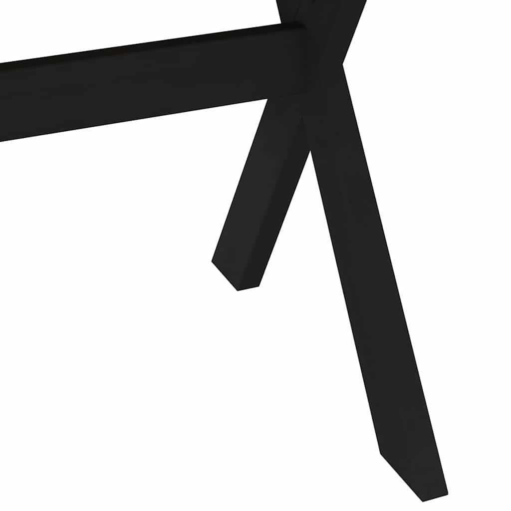 Τραπεζαρία NOAIN με πόδια σχήματος X 160x90x75 cm