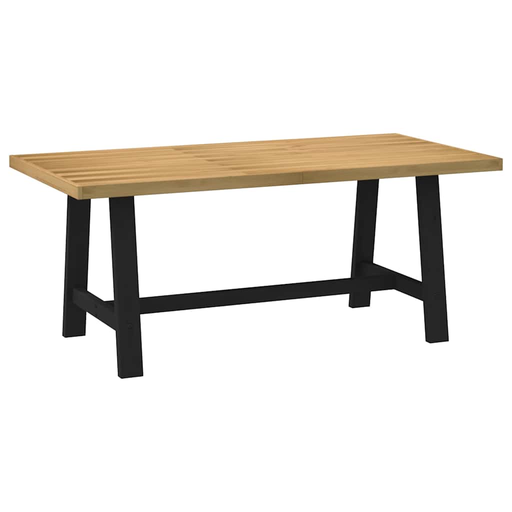 Τραπεζαρία NOAIN με Πόδια σε Σχήμα Α 180x90x75 εκ. από Μασίφ Ξύλο Πεύκου
