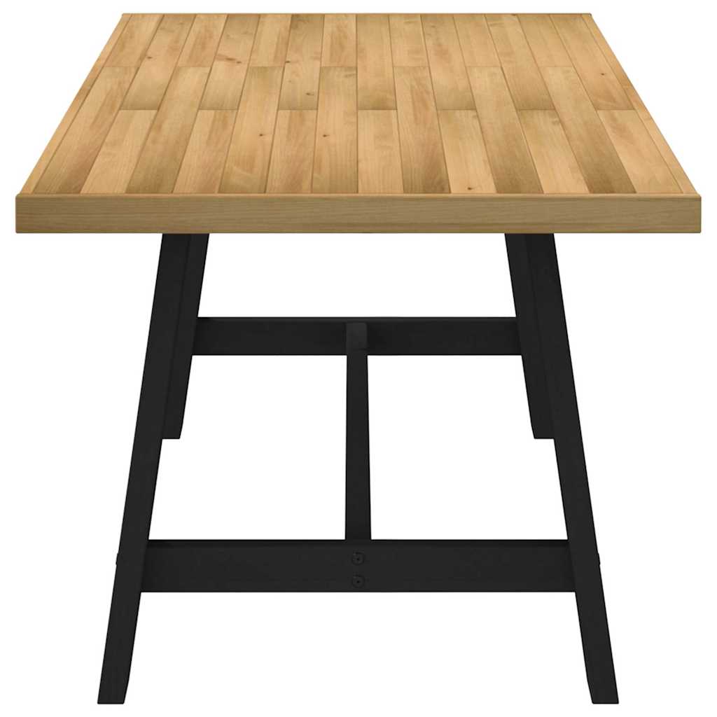 Τραπεζαρία NOAIN με Πόδια σε Σχήμα Α 180x90x75 εκ. από Μασίφ Ξύλο Πεύκου