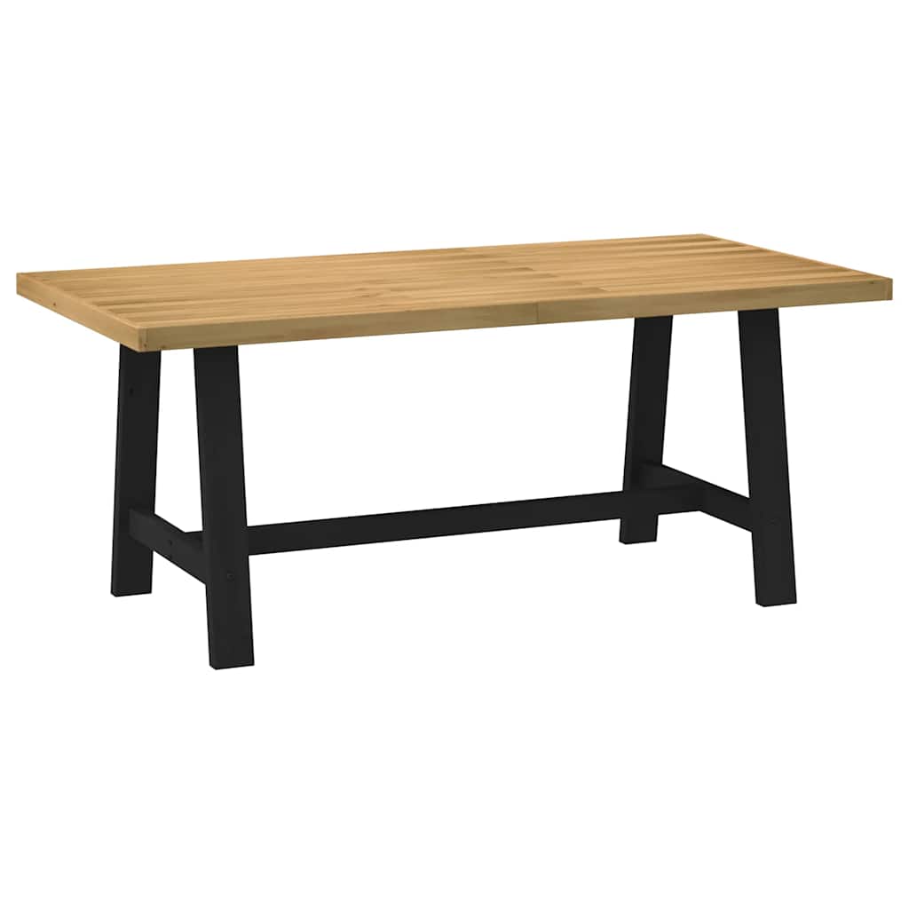 Τραπεζαρία NOAIN με Πόδια σε Σχήμα Α 180x90x75 εκ. από Μασίφ Ξύλο Πεύκου