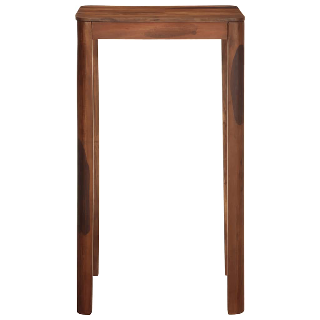 Τραπεζάκι Μπαρ 60x60x107 cm Ακακία από Μασίφ Ξύλο