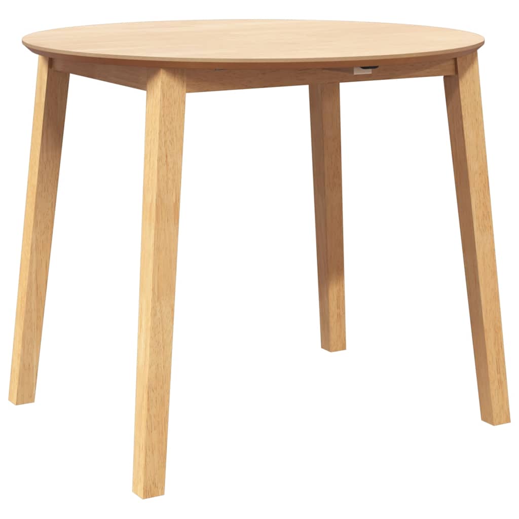 Τραπέζι τραπεζαρίας φυσικό μασίφ ξύλο καουτσούκ