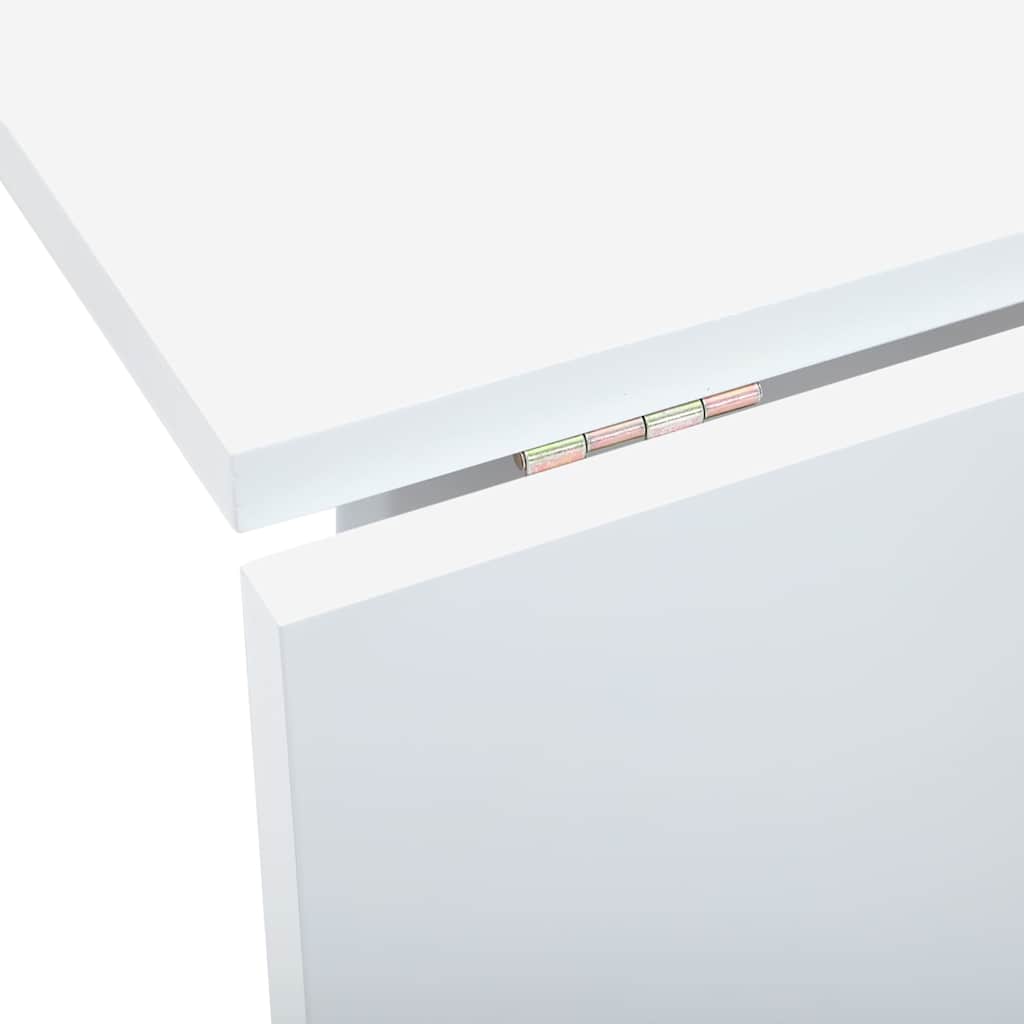 Τραπεζαρία Λευκό μασίφ ξύλο καουτσούκ