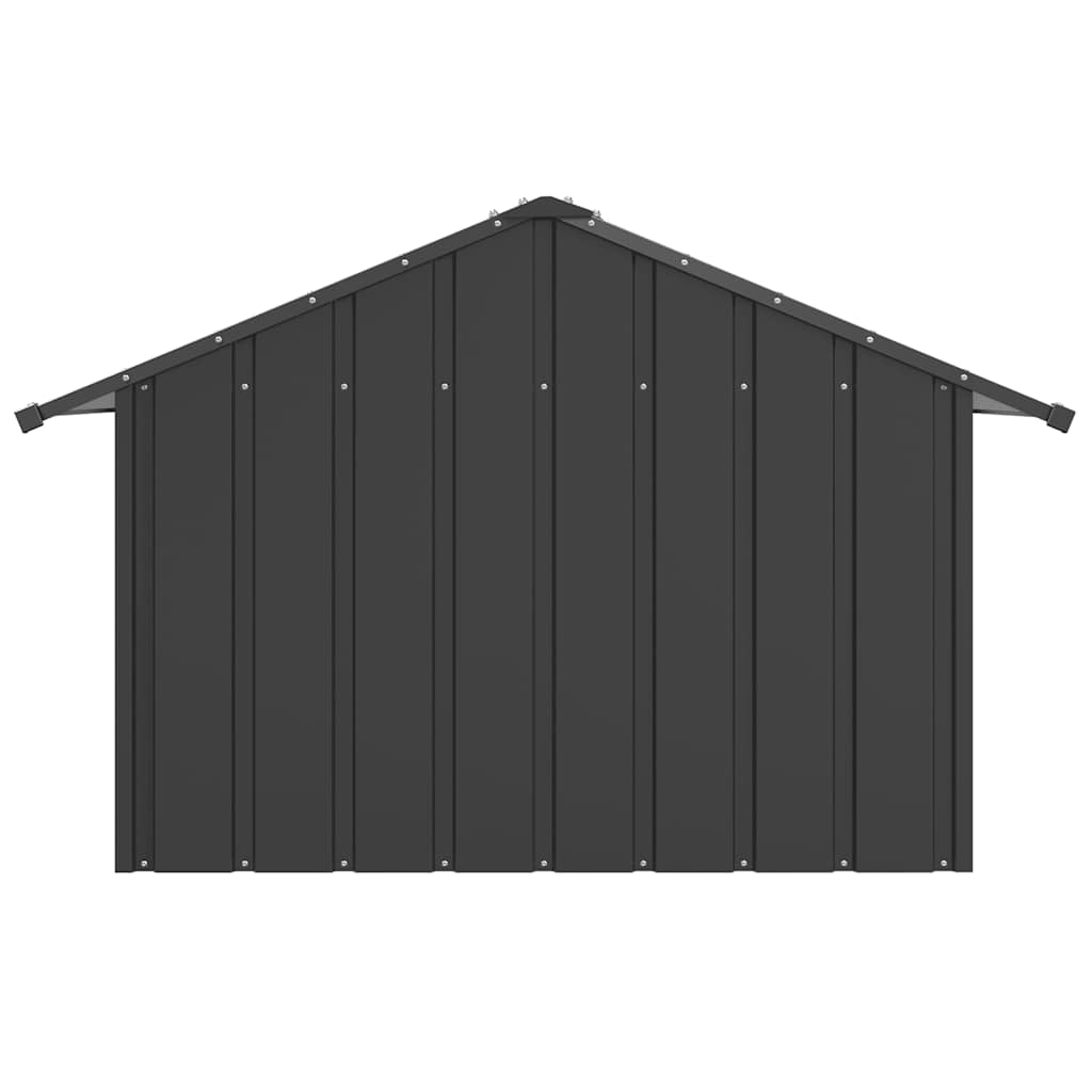 Σπιτάκι σκύλου με οροφή 83x130x85 cm Γαλβανισμένος χάλυβας