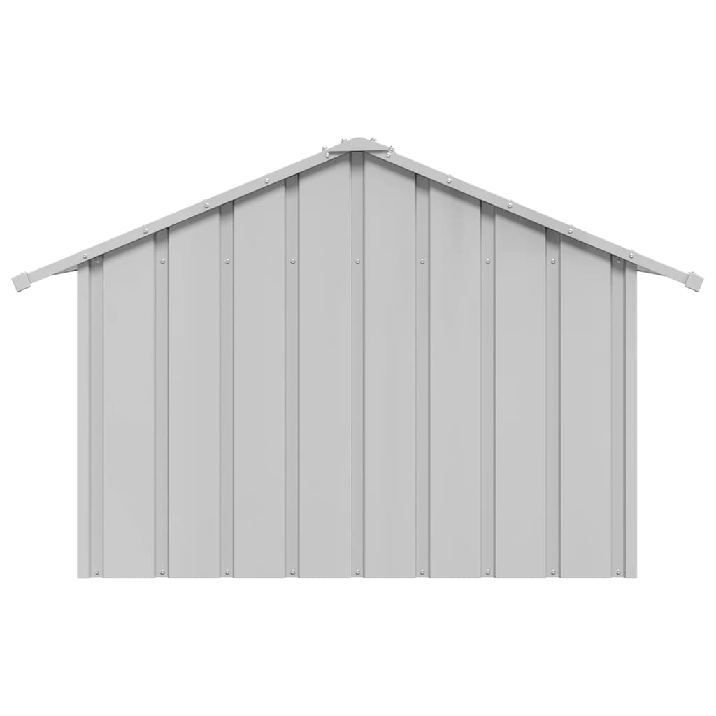 Σπιτάκι σκύλου με οροφή 83x130x85 cm Γαλβανισμένος χάλυβας