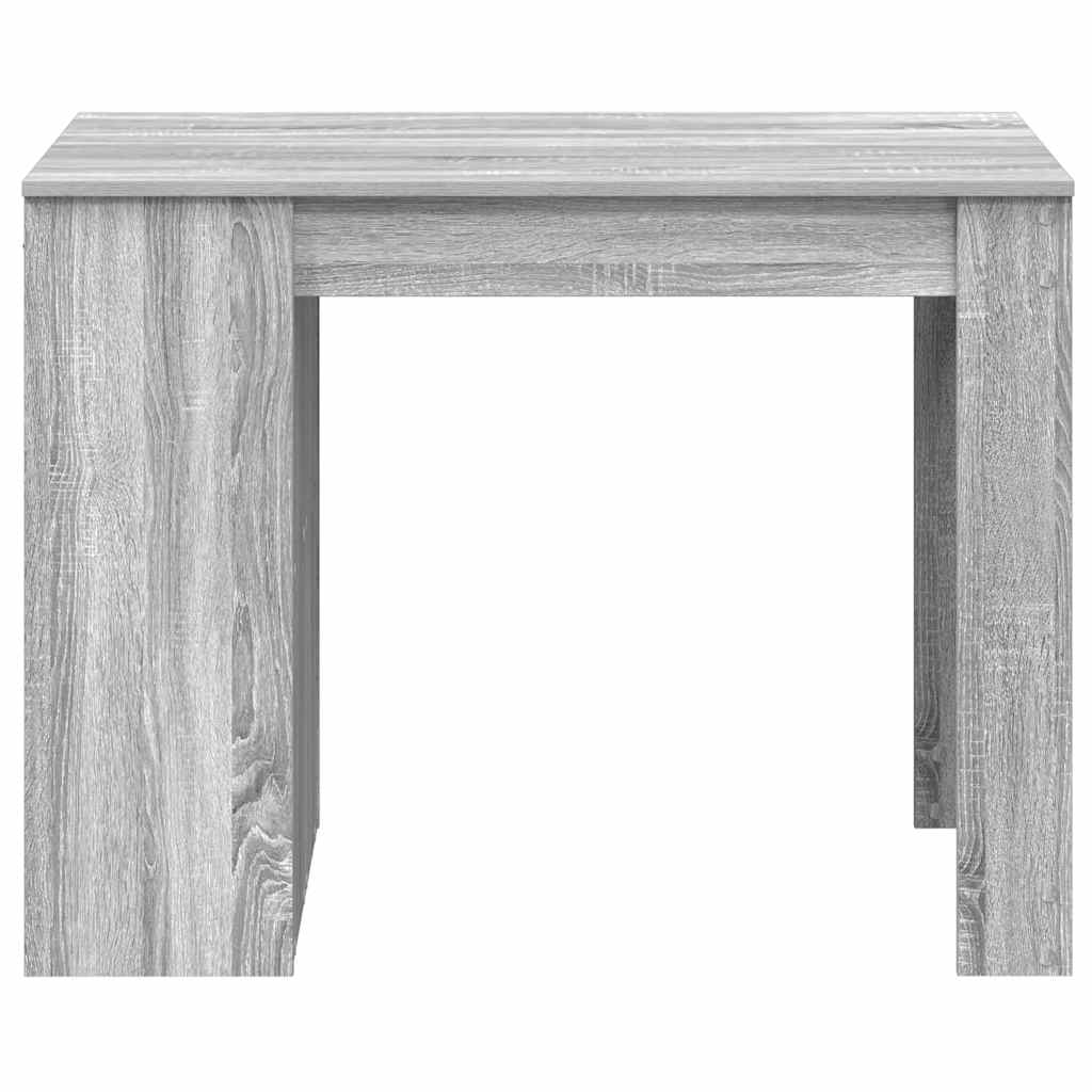 Γραφείο με συρτάρι και ράφι Γκρι Sonoma 102x62x77,5 εκ.