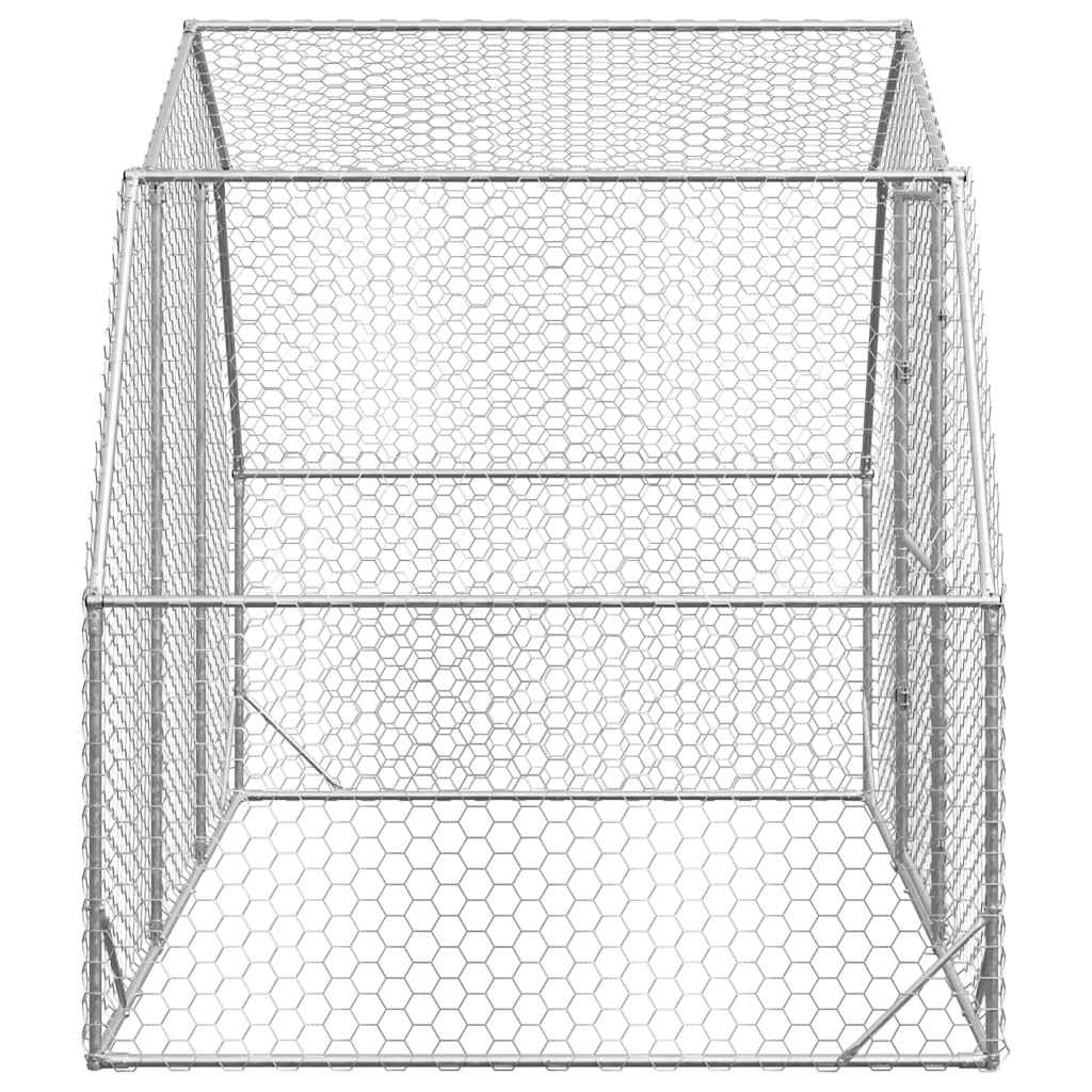 Chicken Run 2,5x2x2,25 m Γαλβανισμένος χάλυβας