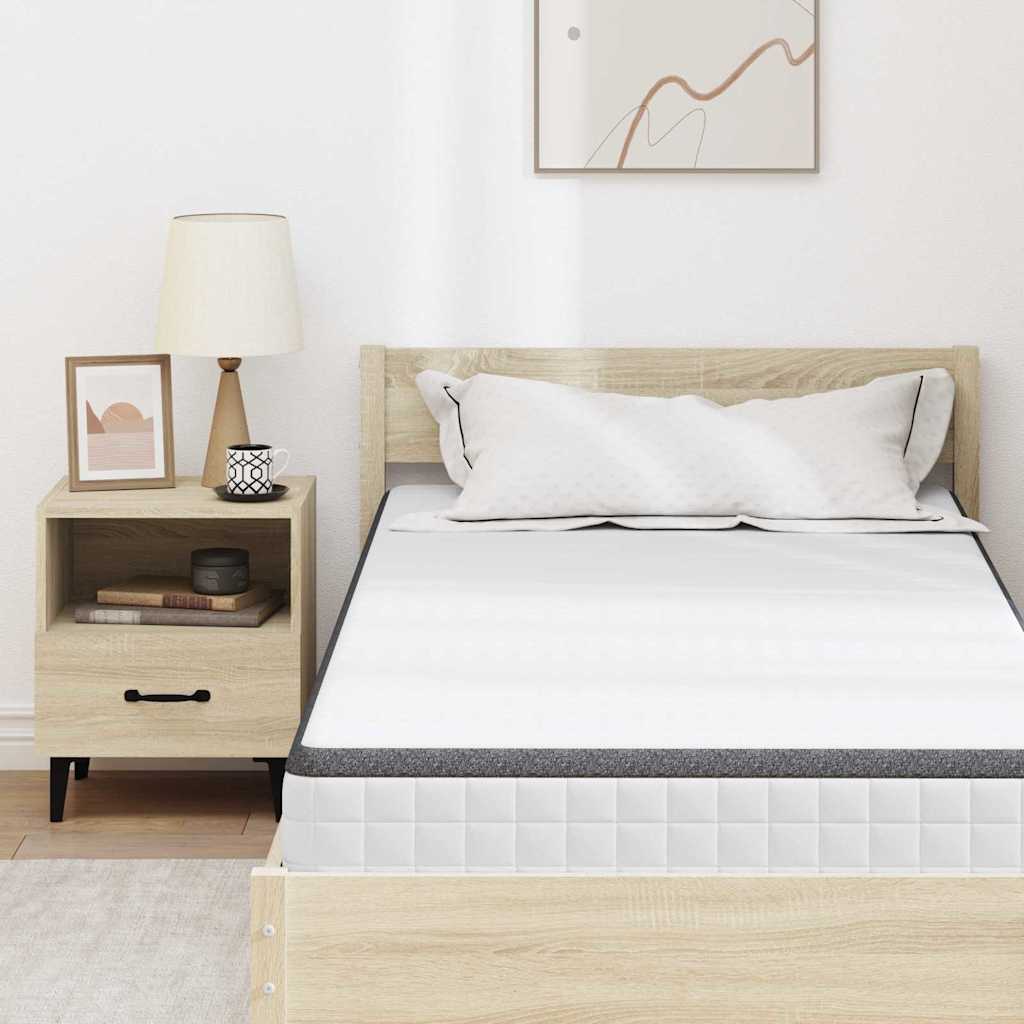 Στρώμα Μέτρια μαλακό 90 x 190 cm Λευκό και Γκρι